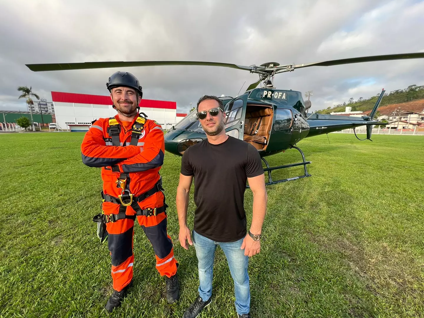 Piloto de helicóptero salvou 128 vidas em São João Batista